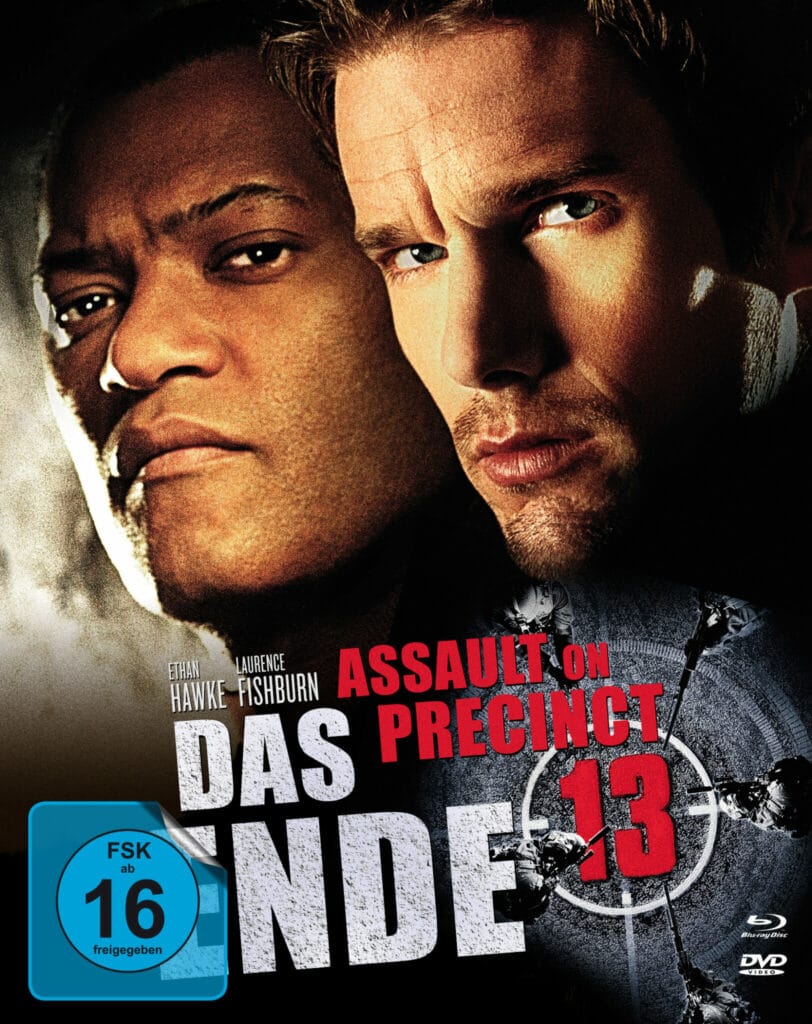 Laurence Fishburne und Ethan Hawke auf dem Cover von Das Ende - Assault on Precinct 13