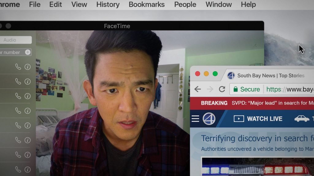 David (John Cho) ist der Verzweiflung nahe © 2018 Sony Pictures Worldwide Acquisitions Inc. All Rights Reserved.