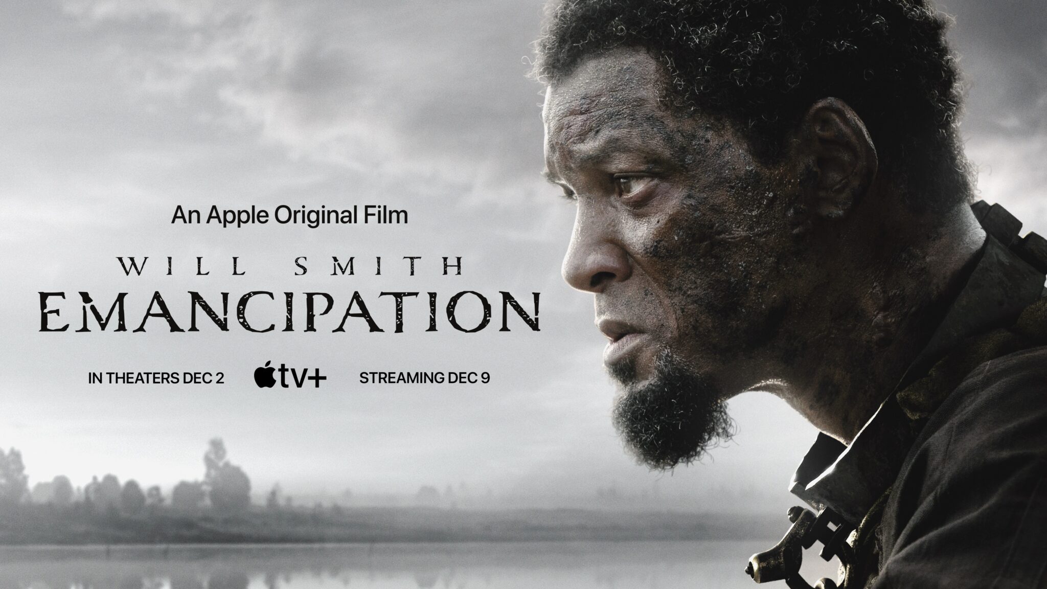 Das Poster von Emancipation zeigt den Protagonisten im Profil