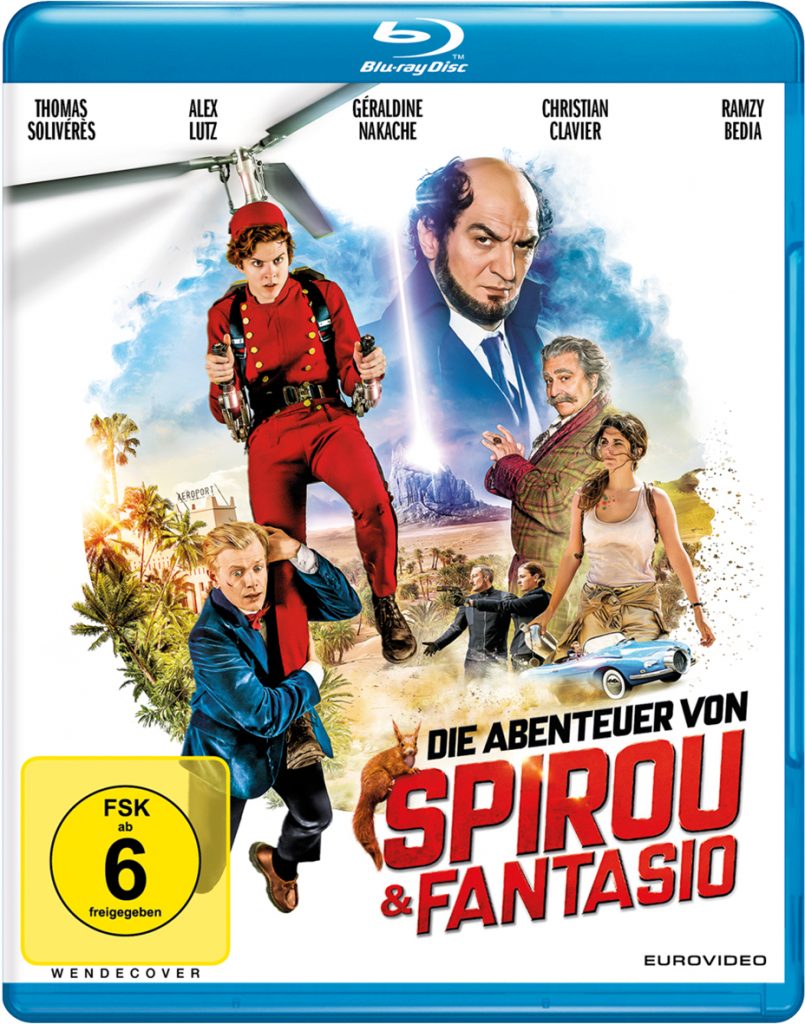 Das Blu-Ray-Cover von Die Abenteuer von Spirou und Fantasio ©EuroVideo