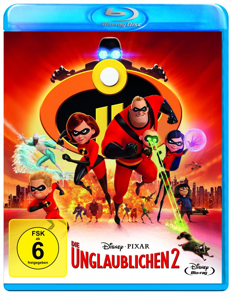 Die Blu-Ray zu Die Unglaublichen 2 @ 2018 The Walt Disney Company Germany