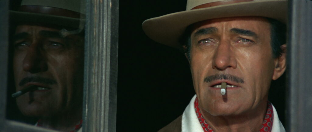 Der Hollywood-Schauspieler Gilbert Roland spielt in Django - Die Totengräber warten schon, den väterlichen Freund des Helden.