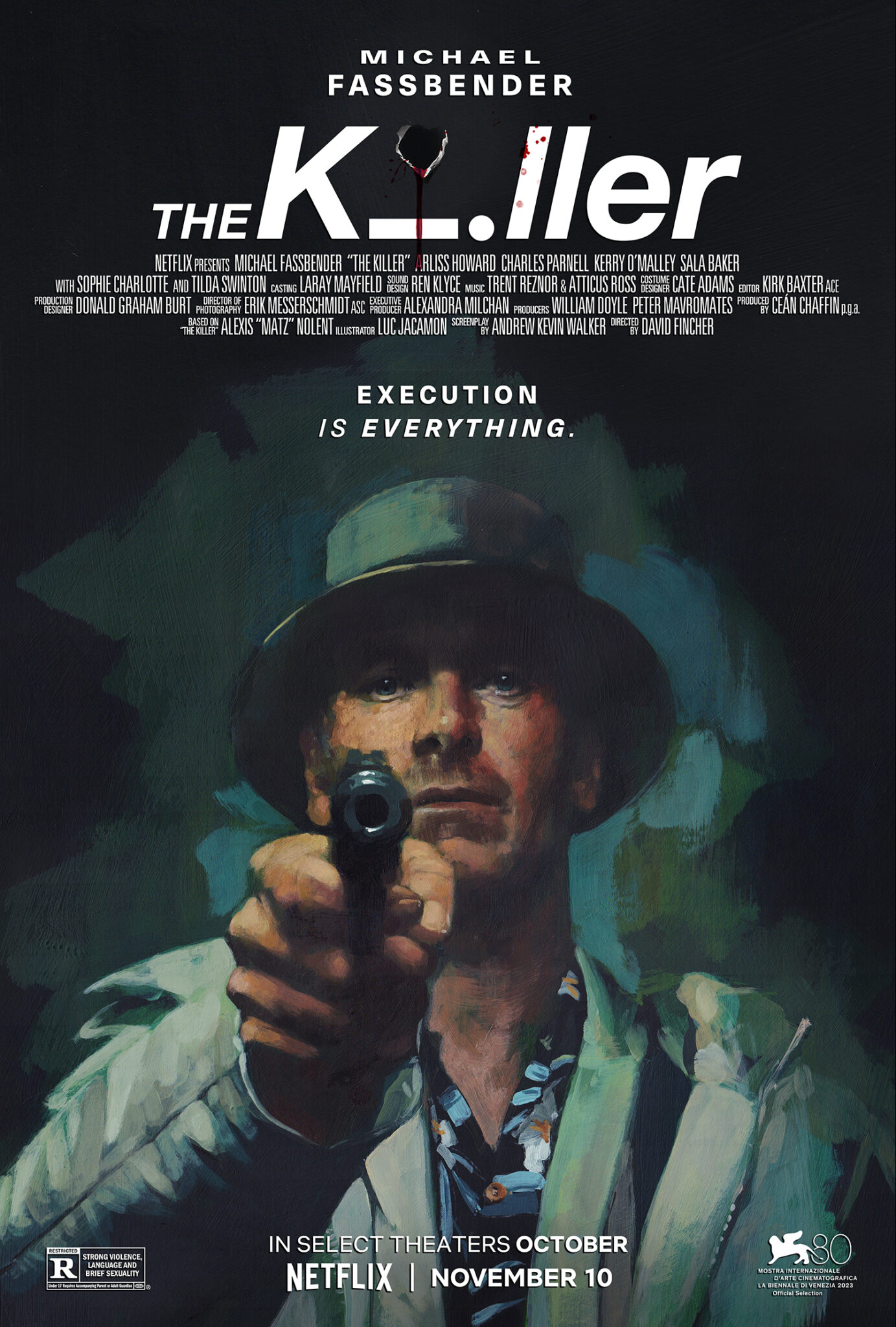 Plakat zum neuen Fincher-Film Der Killer