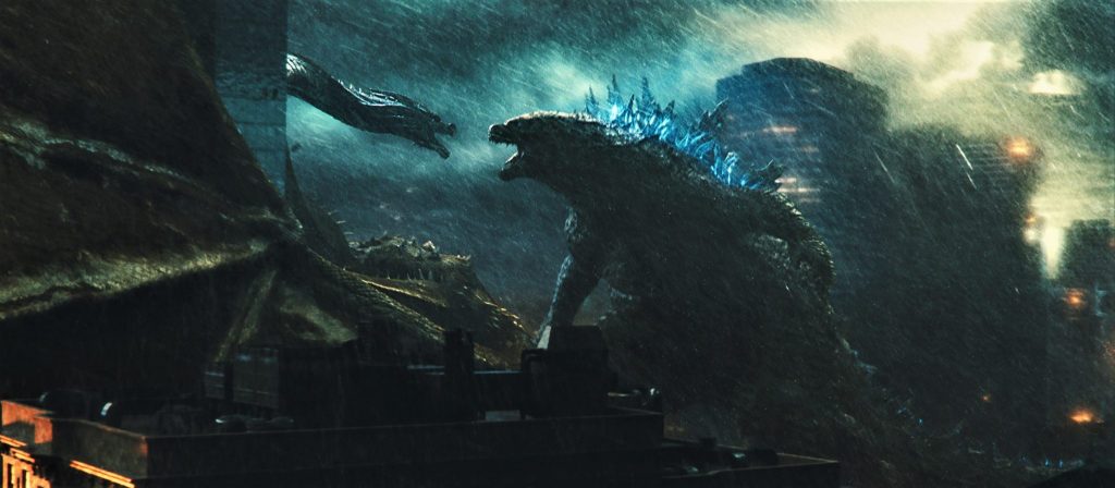 Godzilla Vs. Ghidorah in Godzilla 2: King of the Monsters. © 2018 WARNER BROS. ENTERTAINMENT INC. AND LEGENDARY PICTURES PRODUCTIONS, LLC