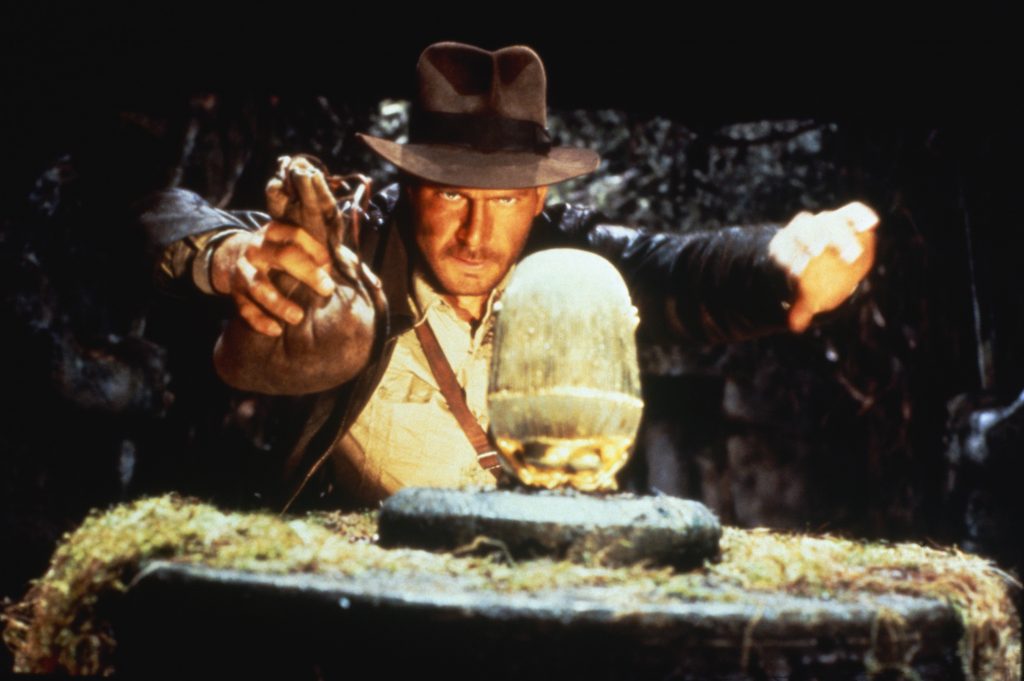Harrison Ford in Indiana Jones - Jäger des verlorenen Schatzes von 1981