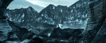 Ein Bild der Gletscherlandschaft rund um den Vulkan Katla.