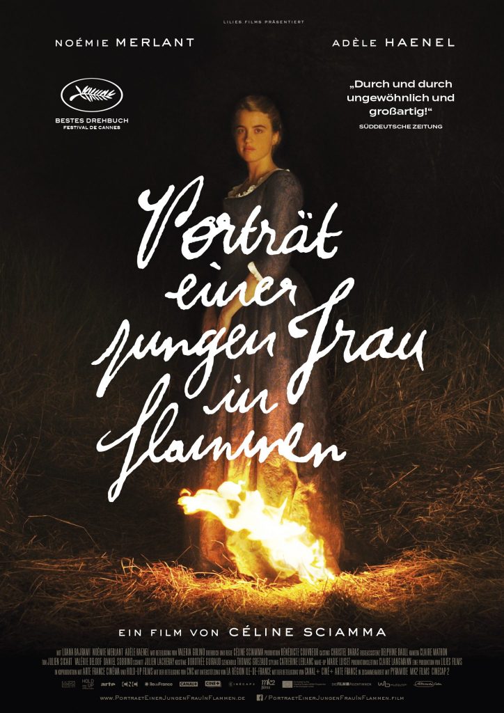 Offizielles Filmplakat zu Porträt einer jungen Frau in Flammen 