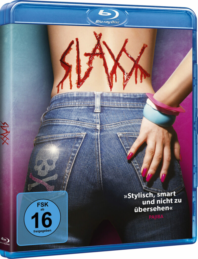 Das deutsche Blu-ray Cover von Slaxx