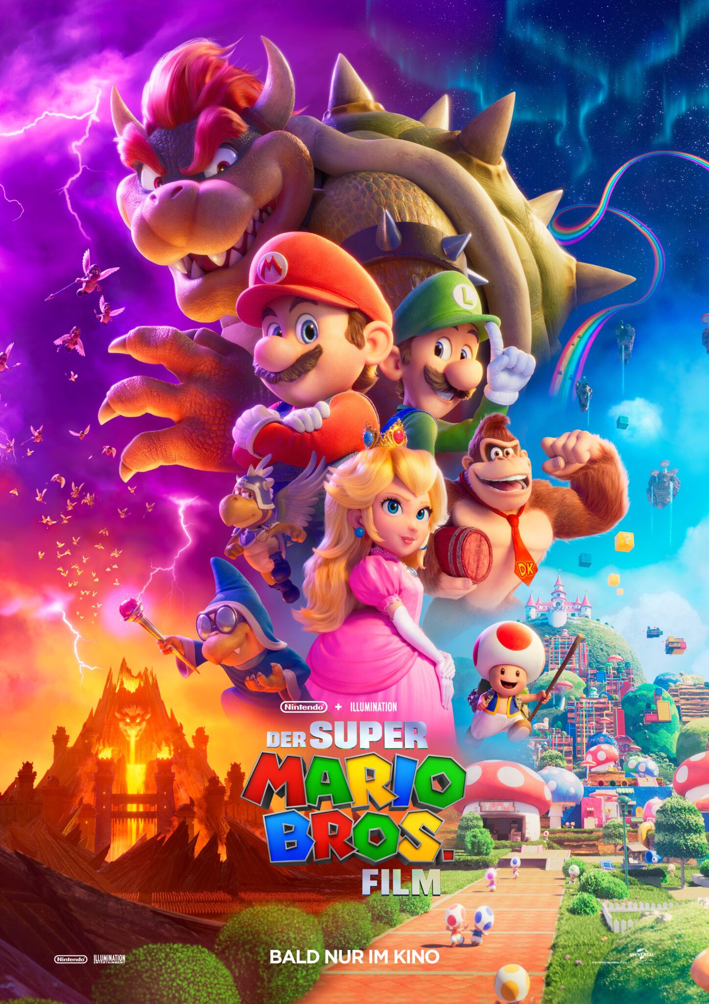 Das Poster zu Der Super Mario Bros. Film.