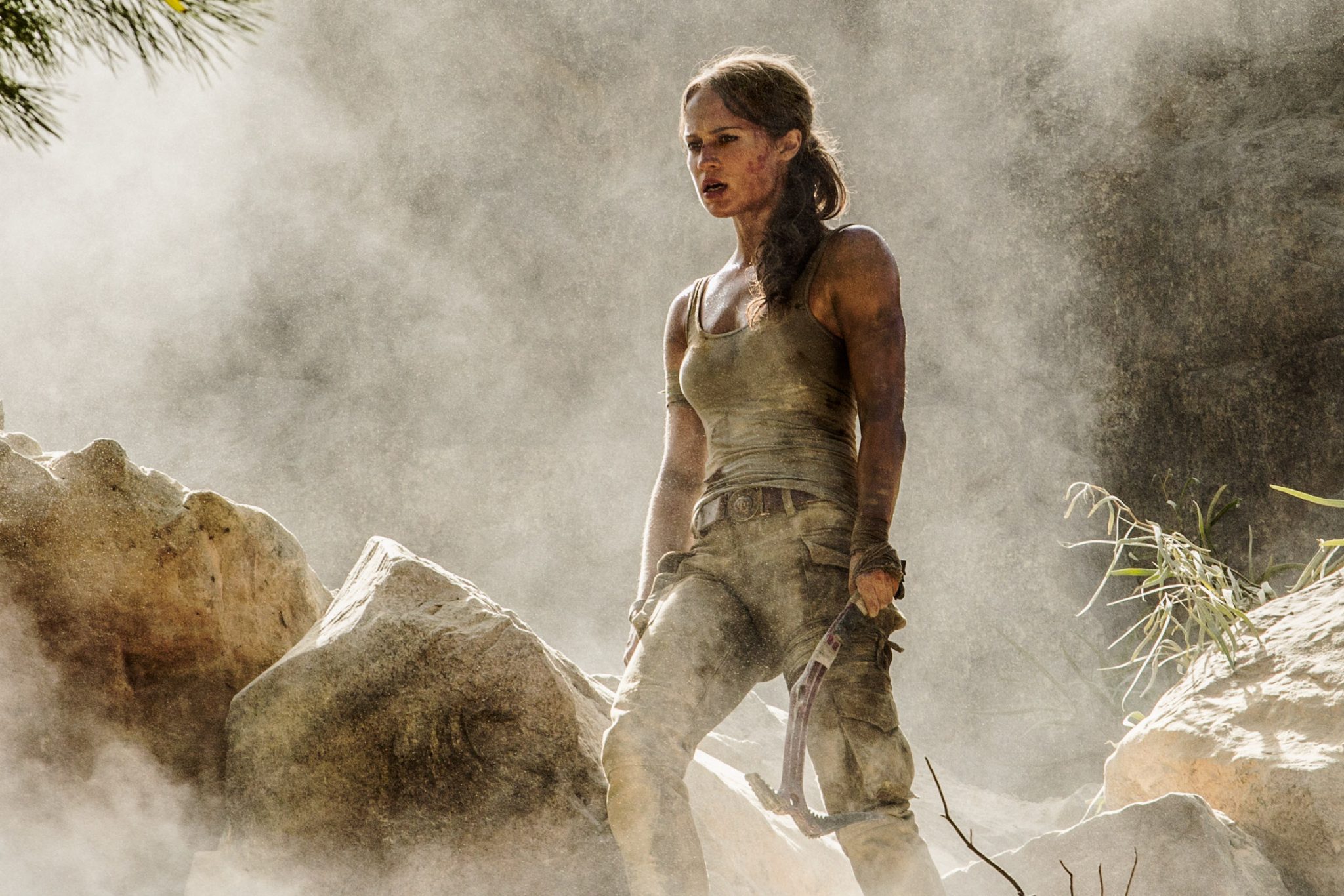 Lara im Dschungel in "Tomb Raider" ©2018 Warner Bros. Entertainment Inc and Metro-Goldwyn-Mayer Pictures Inc.