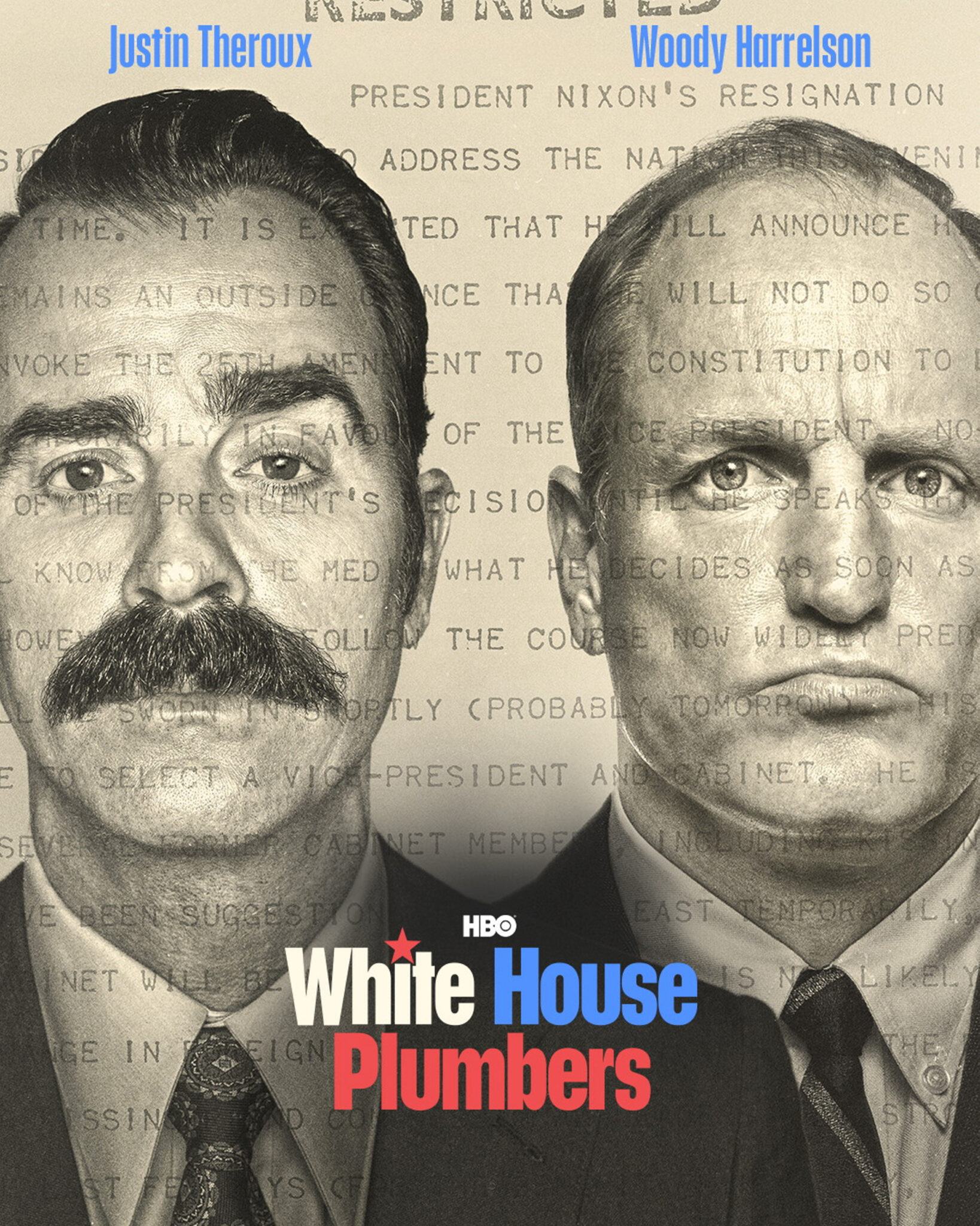 White House Plumbers mit Justin Theroux und Woody Harrelson