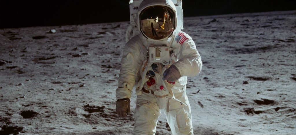 Neil Armstrong nach der Apollo 11 Mondlandung