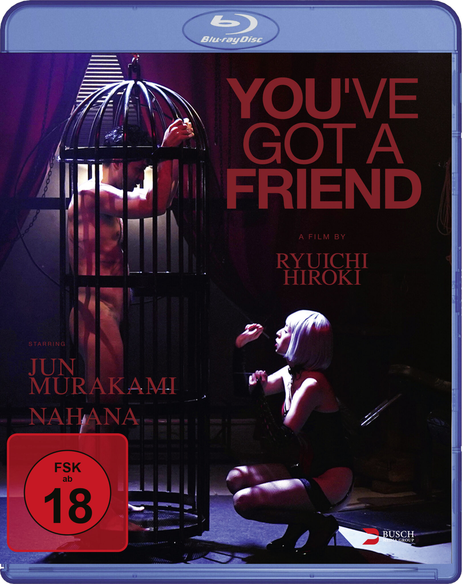 Auf dem Cover von You've Got a Friend sieht man den nackten, in einem Käfig eingesperrten und gefesselten Yoshida, während Miho vor diesem kniet, um ihn zu piesacken