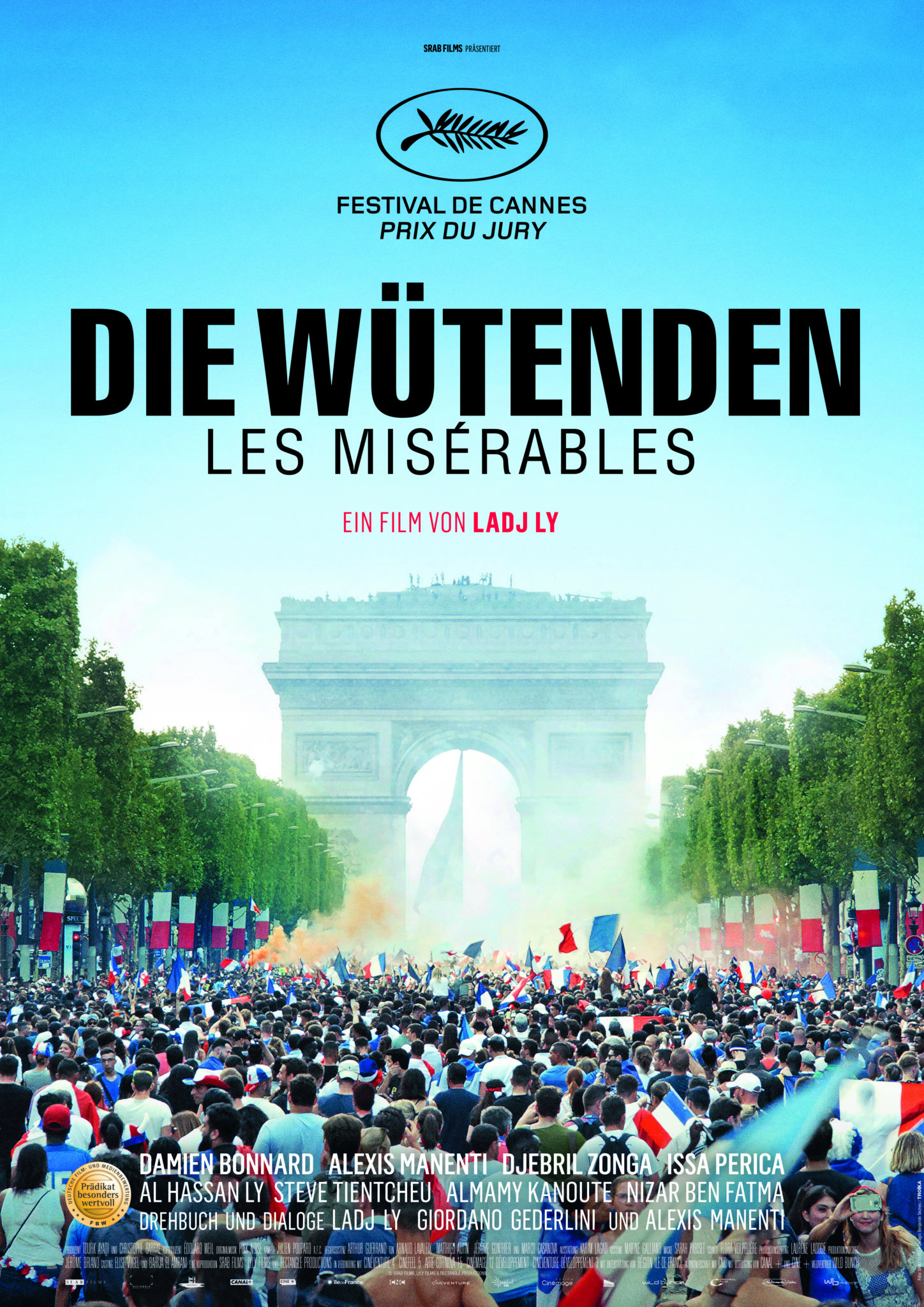 Das Kinoplakat von Les Misérables