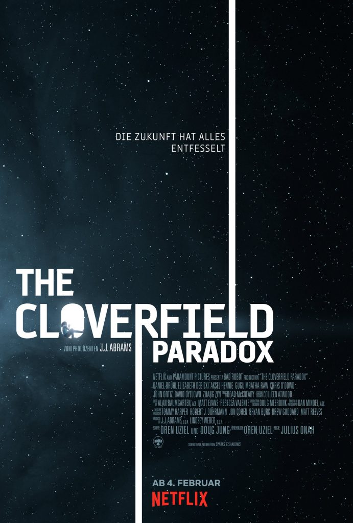 Poster zu The Cloverfield Paradox von 2018 ©Netflix